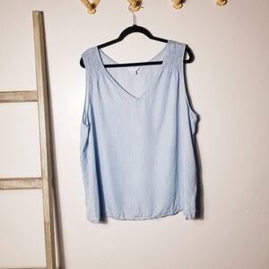 TIME AND TRU WOMEN'S BLUE TANK SIZE XXXL